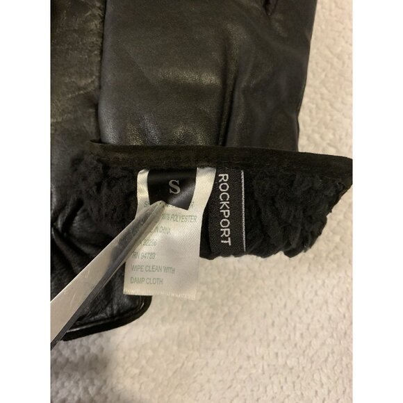 Rockport Women’s Leather Gloves Small/XS Fleece Lined Driving Gloves - Picture 4 of 7